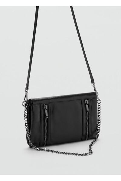 Mango Teen Deri görünümlü omuz çantası