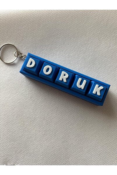 3DBoyuthane Klavye Tuşu Anahtarlık