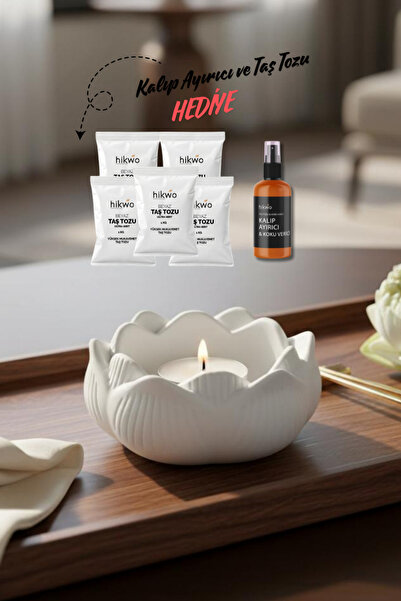 Hikwo Lotus Silikon Mumluk Kalıbı - Taş Tozu Kalıbı - Silikon Kalıp - M231