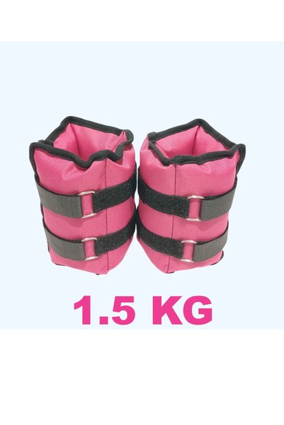 ME&RA SPORT 1.5kg X 2Pcs Total 3kg Hand Foot Muscle Strengthener Weight Set Sand Weight Bag Wristband