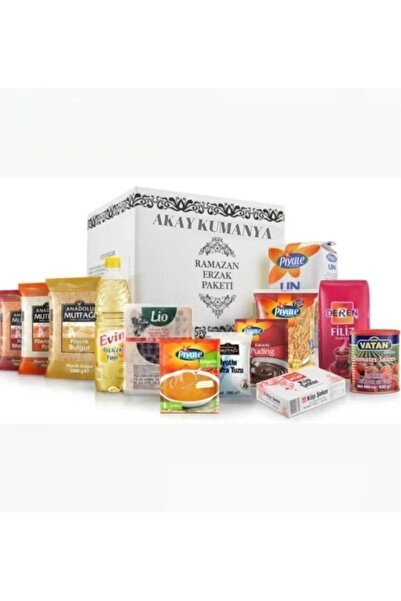 Piyale Ramazan Erzak Yardım Kumanya Kolisi 13 Parça