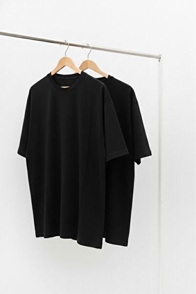 assef Pachet de 2 pentru bărbați bumbac 100% Textura moale supradimensionat c...