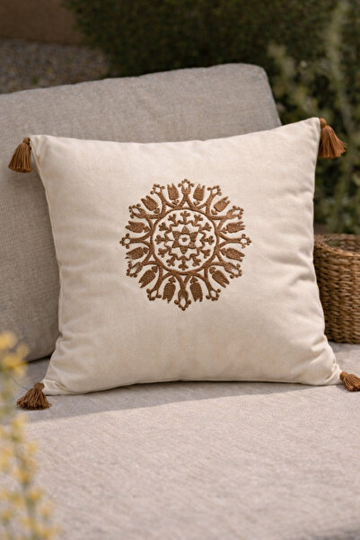 Shopyteks Декоративна подаръчна бродерия с помпони Декоративна керамична калъ...