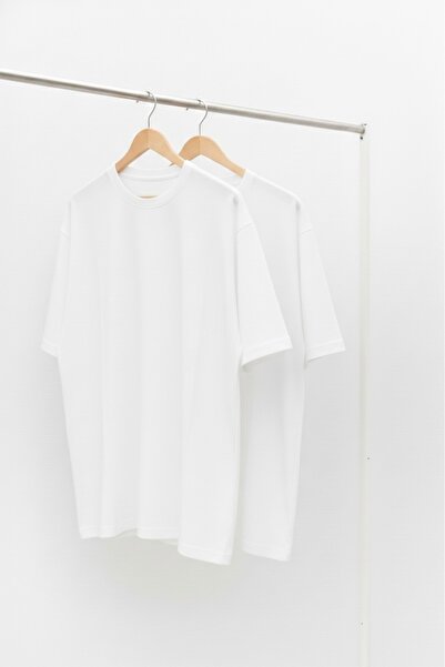 assef Pachet de 2 pentru bărbați bumbac 100% Textura moale supradimensionat c...