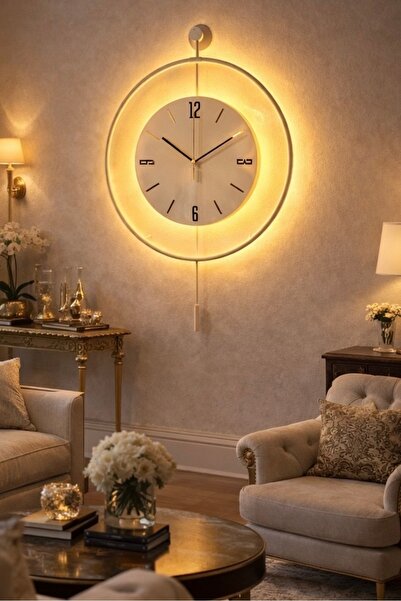 MetaQuartz Aksesuar Krem Timelles -Exclusive- Quartz Teknoloji - Pilli Led Si...