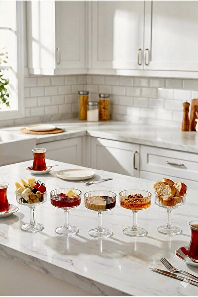 Maloria Minik Pinterest Ayaklı Kahve Yanı Lokumluk Seti | 50ml - 6'lı