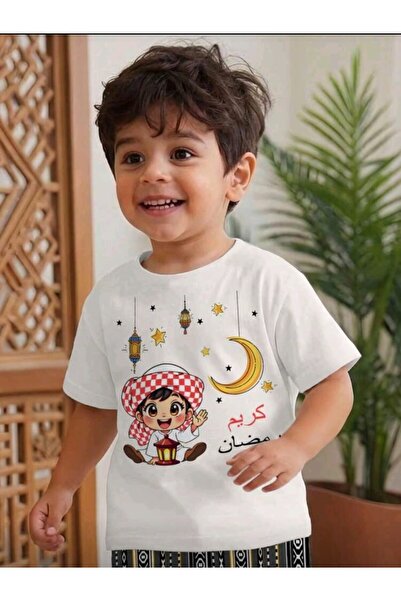 stil x ΠΑΙΔΙΚΟ ΜΠΛΟΥΖΑΚΙ ΑΓΟΡΙΩΝ ΜΕ ΣΤΑΜΠΑ ΡΑΜΑΖΑΝ ΜΠΑΓΙΡΑΜ, 100% ΒΑΜΒΑΚΙ