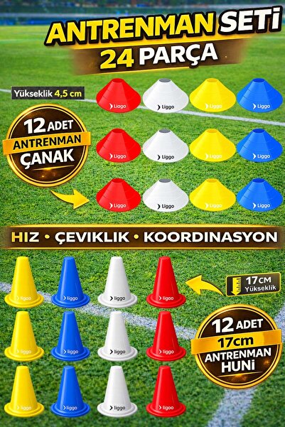 Liggo 12li Antrenman Hunisi 12li Antrenman Çanağı 24 Parça Antrenman Seti