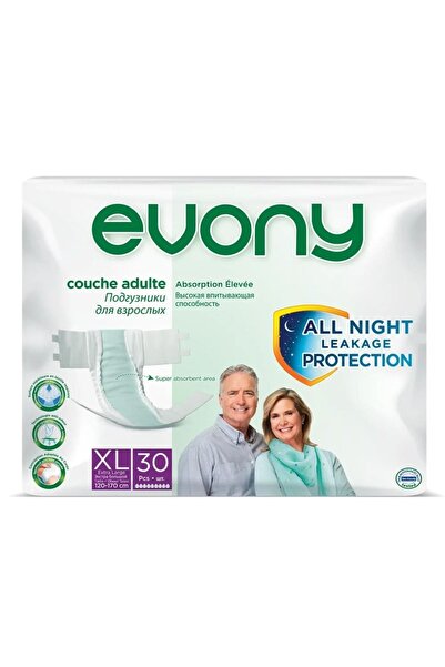 Evony Bel Bantlı Yetişkin Hasta Bezi Xlarge 30'lu Paket