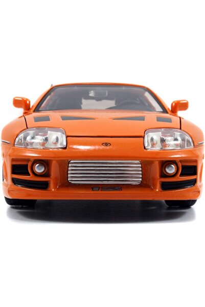 Jada Hızlı ve Öfkeli Fast and Furious 1995 Toyota Supra 1:24 Pres Döküm Araba  Brian O'Conner Figürlü