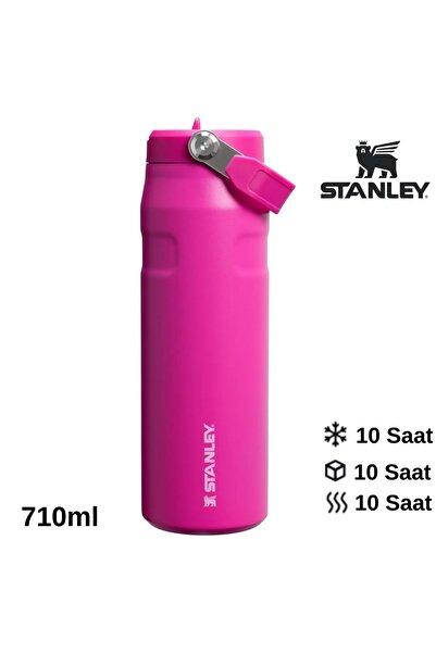 Stanley The IceFlow Flip Straw Pipetli Termos Bardak 0,70 LT Matara FUŞYA