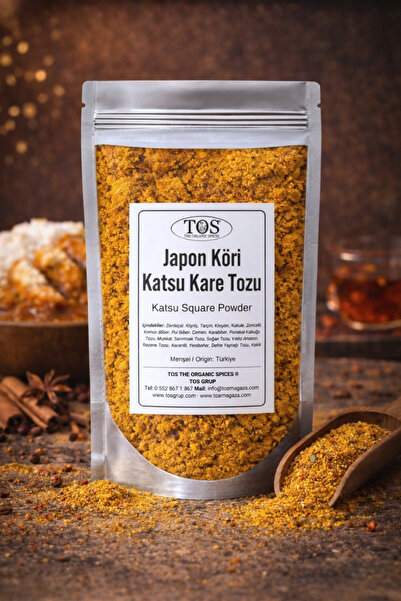 TOS The Organic Spices Japon Köri Katsu Kare Tozu 100 gr Japanese Curry Katsu...