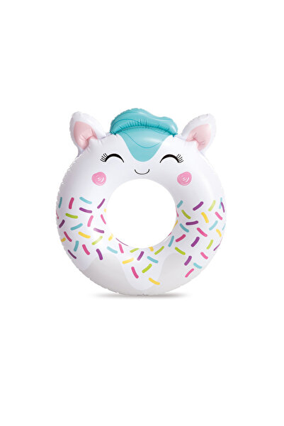 Intex çocuk Yüzme Simidi - - Sevimli Kedi Figürlü - 76 سم (59266)