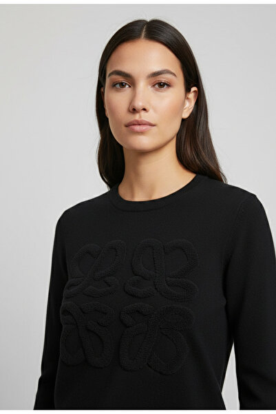 YusGos Γυναικείο πλεκτό πουλόβερ υψηλής ποιότητας με λαιμόκοψη και σχέδιο από...