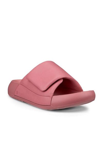 Ecco Cozmo PF Kadın Pembe Deri Terlik