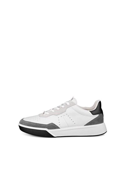 Ecco Street Court Erkek Beyaz Deri Ayakkabı