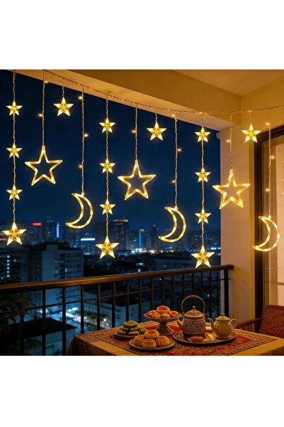 Generic Ramadan Lights with Remote & Battery Box, Warm White String Lights