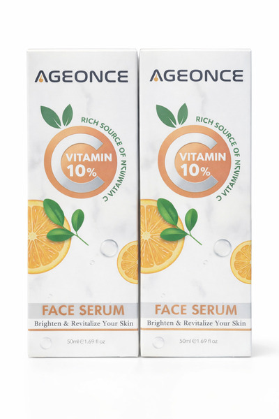AGEONCE Combo (2 Bottle ) ® Vitamin C 10% Face Serum 50 ML