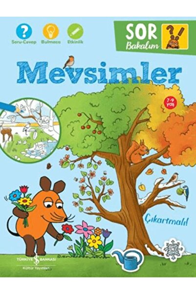 TÜRKİYE İŞ BANKASI KÜLTÜR YAYINLARI Mevsimler Sor Bakalım Çıkartmalı