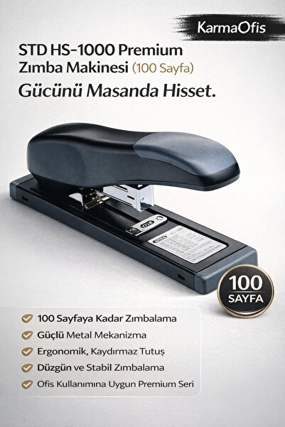 Noki Hs-1000 Zımba Makinası Siyah