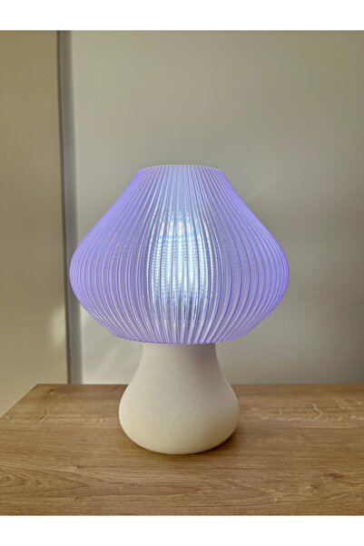 Lumba Design Mantar Gece Lambası Dekoratif Abajur Aydınlatma