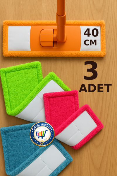 nistabolje 3 قطع من قماش الممسحة بطول 40 سم، قماش ممسحة بديل، قماش ممسحة بديل...