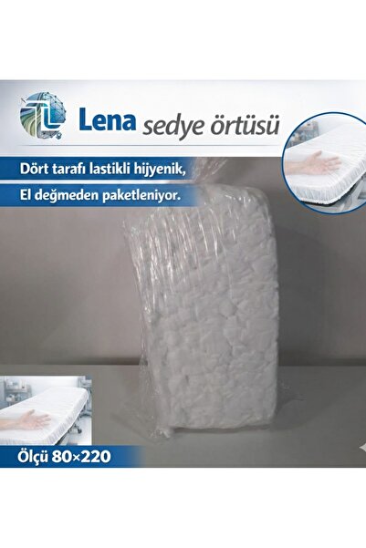 Tom Lena SEDYE ÖRTÜSÜ (10gr- 80×220) 50’li Paket, Dört Tarafı Lastikli, Vakum...