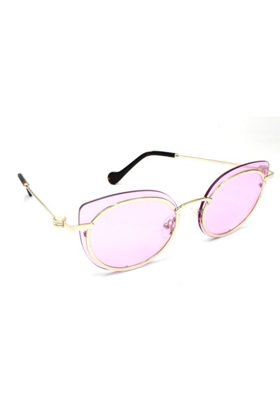 Rachel Women's Rimless Cat Sunglasses 16740 C4