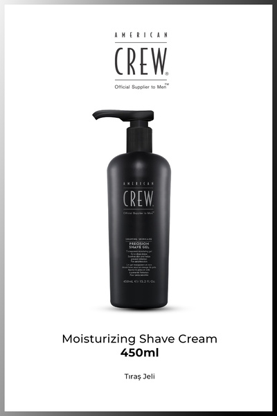 American Crew Şeffaf Tıraş Jeli 450 ml – Berber Tipi Hassas ve Pürüzsüz Tıraş...