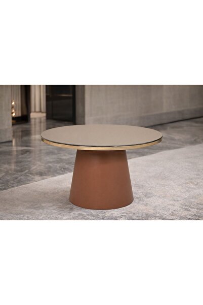 Valda ALT KAHVE ÜST ROZ GOLD ORTA SEHPA