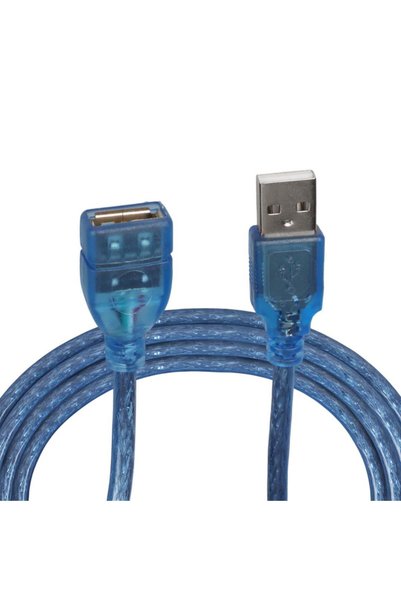 Powermaster PM-1314 Mavi 5 Metre USB 2.0 Uzatma Kablosu