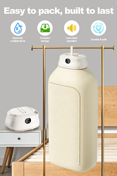 DYSWEI مجفف كهربائي قابل للتمدد، سعة كبيرة، جهاز تعقيم وتجفيف محمول مع حقيبة ...