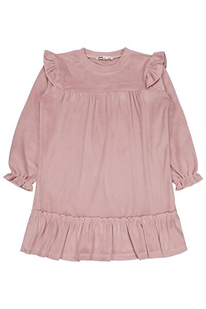 Civil Girls 6-9 Yaş Elbise - Pembe 7-8 Yaş