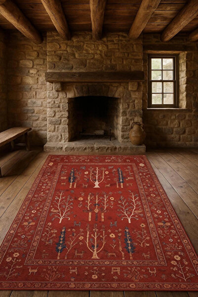 BLGHOME OTANTİK DESEN TASARIM MODERN HALI DEKORATİF KİLİM