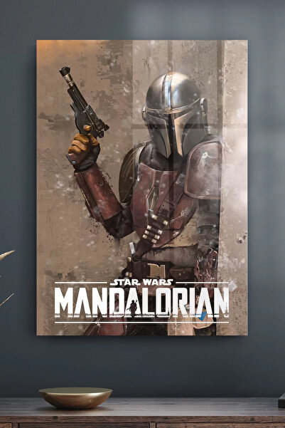 Decovetro Stakleni sto Mandalorijanski poster