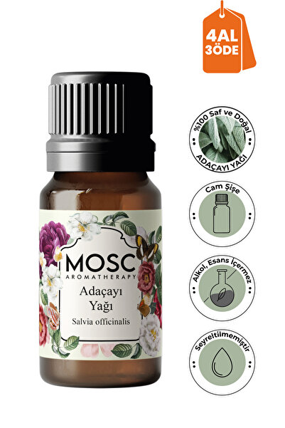 Adaçayı Uçucu Yağı 10 ml %100 Saf ve Doğal (Sage Essential Oil)