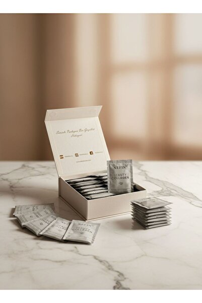 nefin beauty Collagen %100 Saf 3milyar Probiyotik,prebiyotik Tip 1-2-3 Üç Kat...