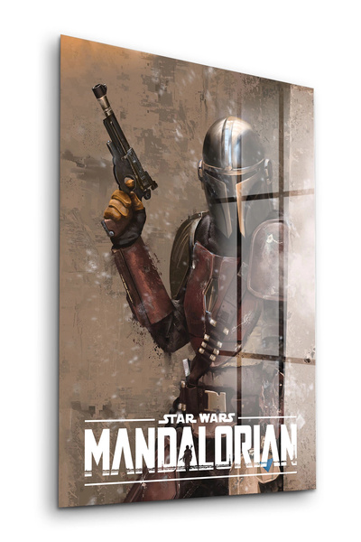 Decovetro Stakleni sto Mandalorijanski poster