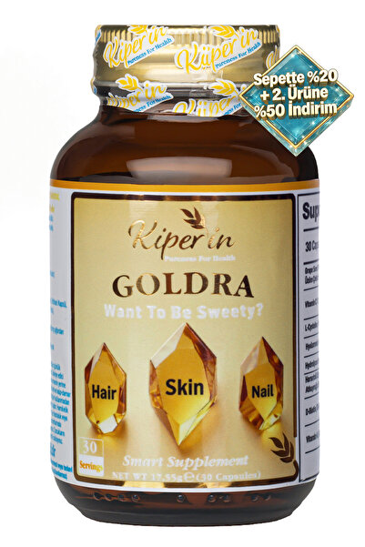 Kiperin Goldra | Cilt, Saç & Tırnak | Biotin, Keratin, Üzüm Çekirdeği, Hyalur...