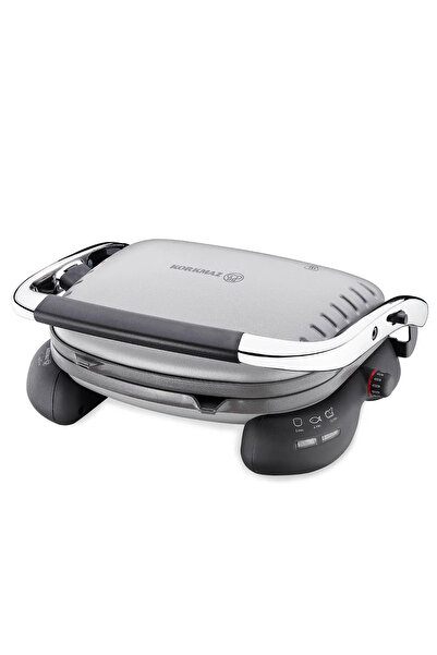 KORKMAZ Castron Tost Makinesi Gri-Krom A324-08