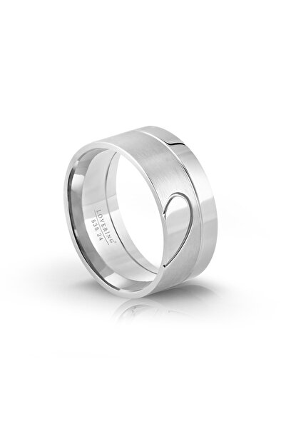 Lovering خاتم رجالي من الفولاذ LVR535E