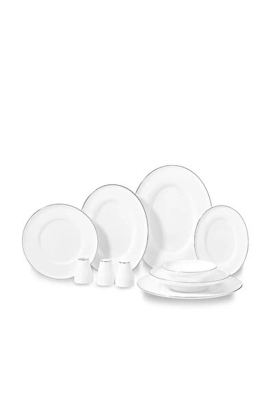 KORKMAZ Bella Collection 60 Parça Yemek Takımı Platin A8171