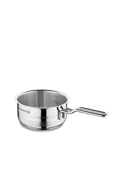 KORKMAZ طاجن أسترا ٢ من الفولاذ المقاوم للصدأ. سعة ١٤×٧ سم / ٠.٧٥ لتر / A٢٠٤٦