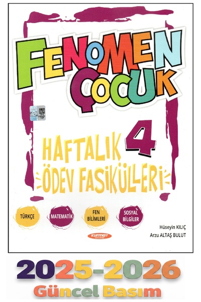 Fenomen Yayıncılık Fenomen Çocuk 4.Sınıf Haftalık Ödev Fasikülleri