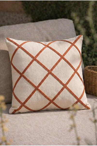 Shopyteks Модерна минималистична декоративна калъфка за възглавница с кръстос...