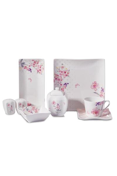 KORKMAZ A8583 Link Collection Kare Kahvaltı Takımı 30 Parça