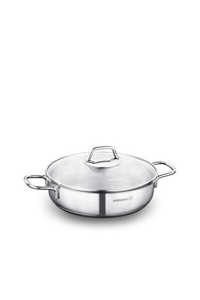 KORKMAZ وعاء قصير بيرلا 22×6 سم A1833