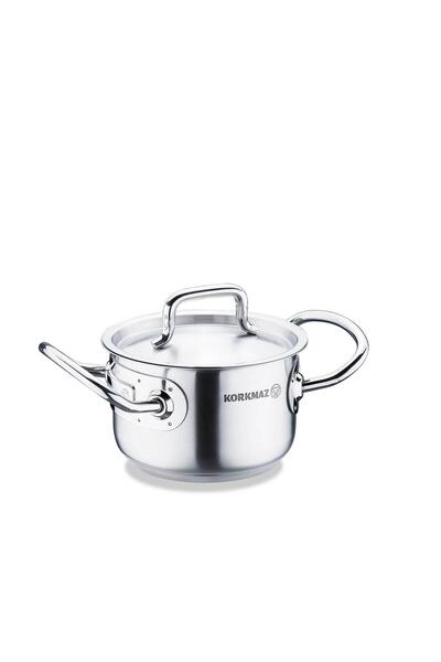 KORKMAZ Proline Gastro Satin Tencere 12x8 cm A2718