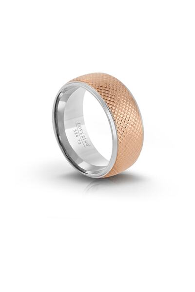 Lovering خاتم نسائي من الفولاذ LVR324B