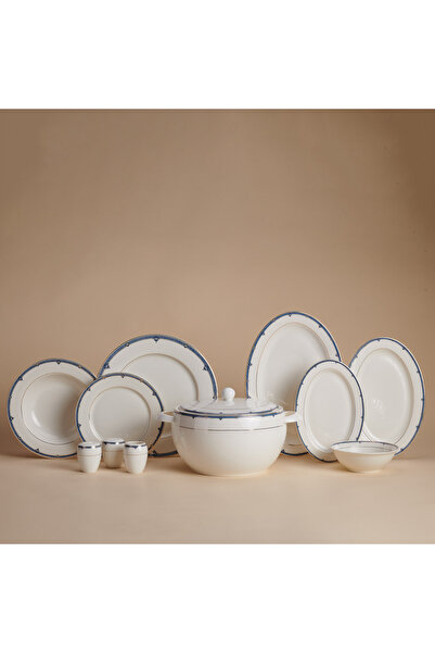 KORKMAZ Perla Collection 60 Parça Yuvarlak Yemek Takımı A8374